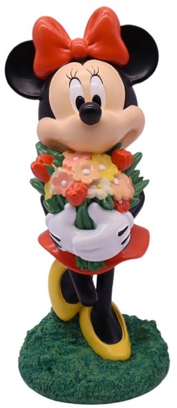 Disney Home 3D Statue - Minnie Mouse With Flowers