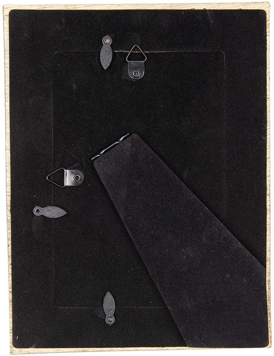 Clayre & Eef Fotolijst 10x15 cm Goudkleurig Kunststof Glas