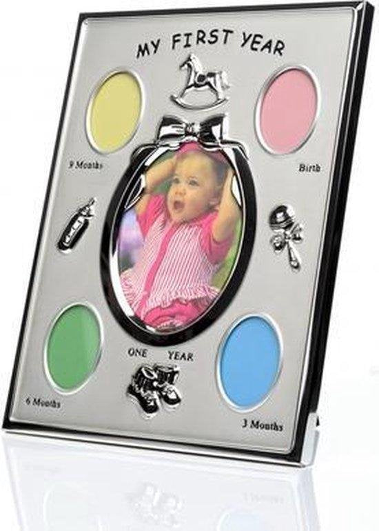 Lescadres Baby - Fotolijst - Mat Zilver - My First Year