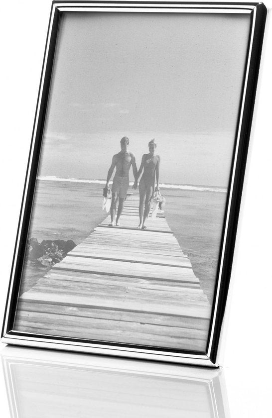 Verzilverde Fotolijst Londen 20x25 cm