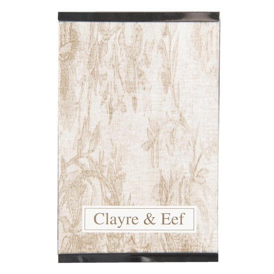 Clayre & Eef Fotolijst 16*1*21 cm / 15*20 cm Zilverkleurig Metaal, Glas Rechthoek Fotokader Wissellijst Foto Frame