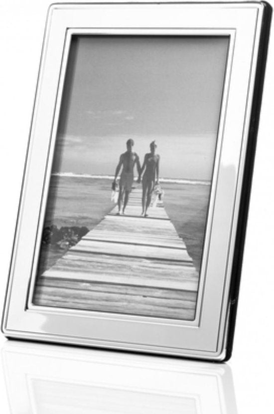 Fotolijst Brussel Glanzend Zilver 10 x 15