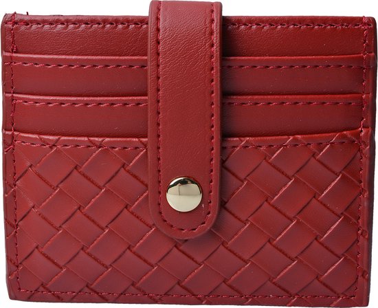 Juleeze Portemonnee 10*8 cm Rood Kunststof Beurs Geldbeurs Geldbuidel