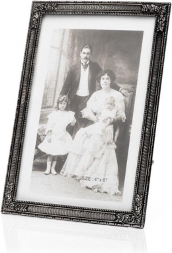 Lescadres Classic - Fotolijst - Hoek Bloem - Antiek Zilver - 9 x 13