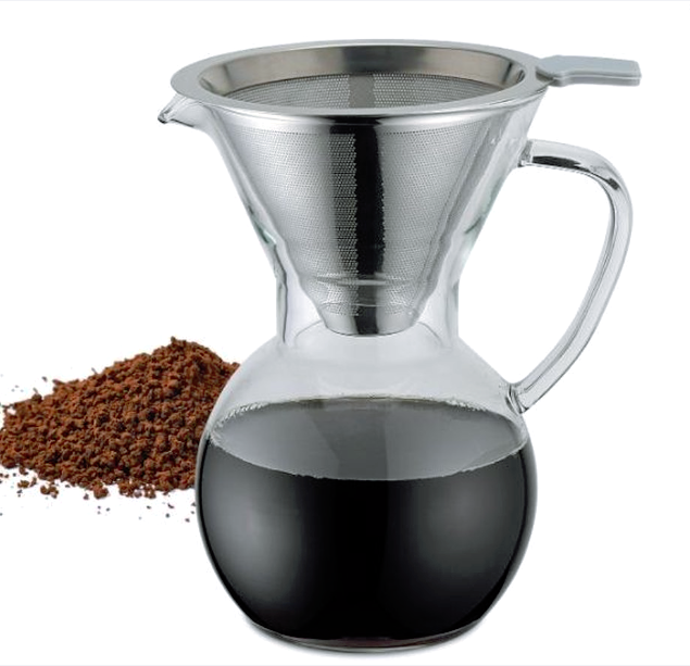 Pour Over Koffiemaker Met Filter, 1 liter – Weis