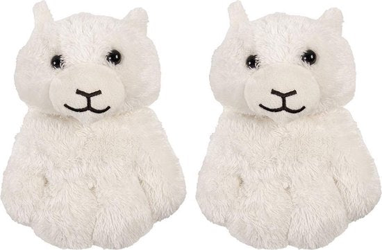 Clayre & Eef Decoratie Knuffel 23 cm Wit Synthetisch Knuffeldier