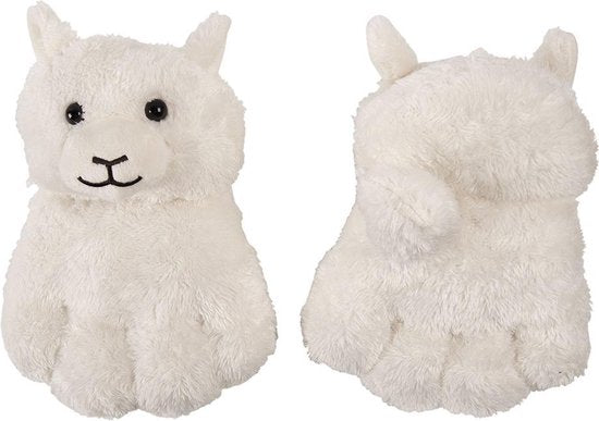 Clayre & Eef Decoratie Knuffel 23 cm Wit Synthetisch Knuffeldier
