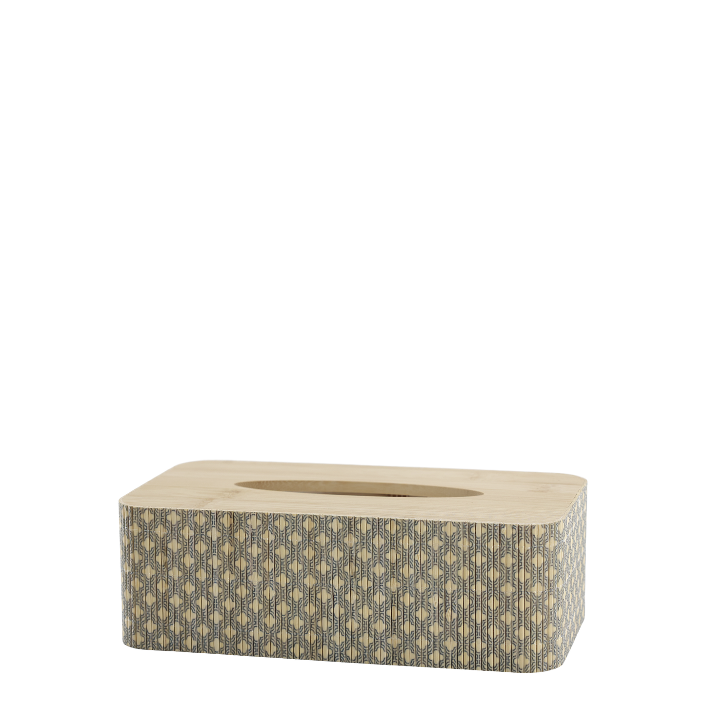 Chic Antique Amilly Bamboe Tissuehouder – Bamboe Tissue Box voor Interieur – Landelijke Stijl