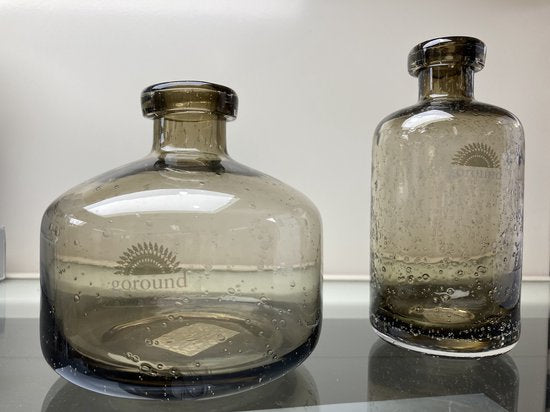 Goround Interior - Vaasjes - Glas - Bruin - Set van 2