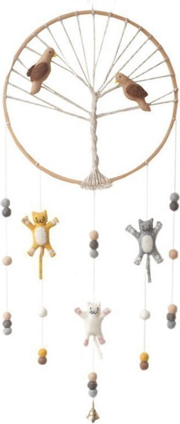 BeYoona Dreamcatcher katjes - babykamer - decoratie - accessoire - kinderkamer - babyshower