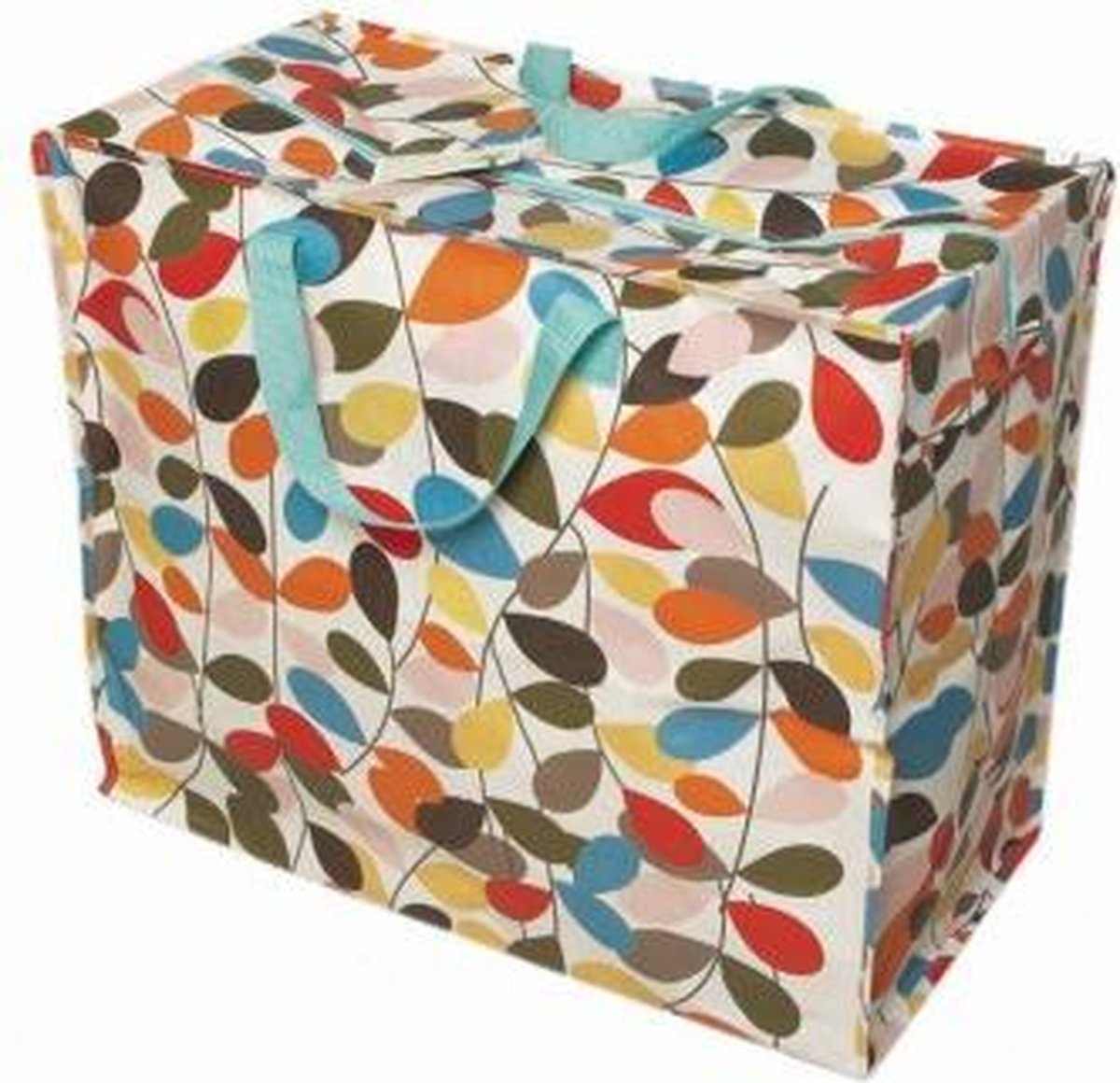 XXL tas/ Jumbo shopper Vintage Ivy - Klimop - 58 x 48 x 28 cm