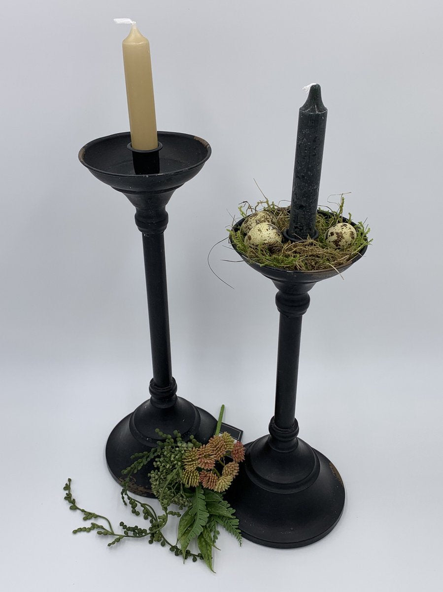 Clayre & Eef Opbergdoos Set van 3 Ø 25x17 / Ø 23x16 / Ø 21x14 cm Goudkleurig Zwart Karton Rond