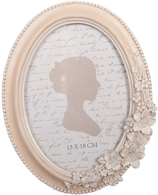 Clayre & Eef Fotolijst 13x18 cm Beige Kunststof