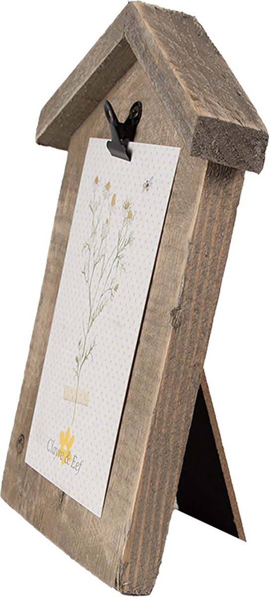 Clayre & Eef Fotolijst 17x3x21 cm Bruin Hout Rechthoek Fotohouder