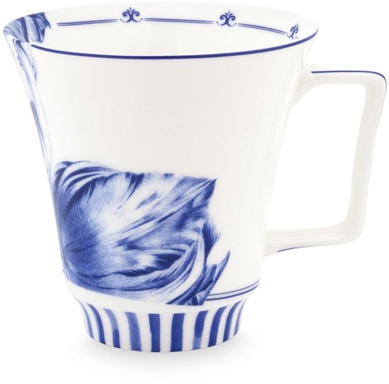 Heinen Delfts Blauw - Mok 'Tulp' (Groot)