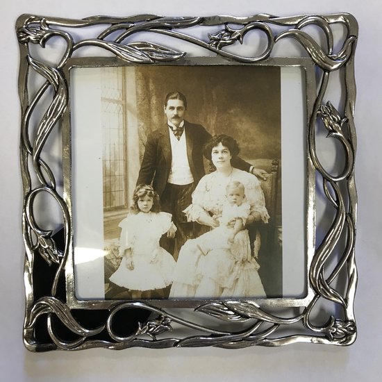Fotolijst Antiek Zilver Tulp 13 x 13