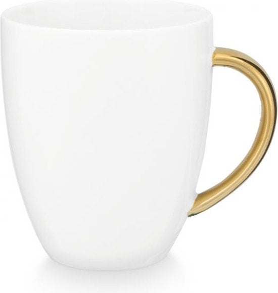 VTwonen 250ml wit/goud mok