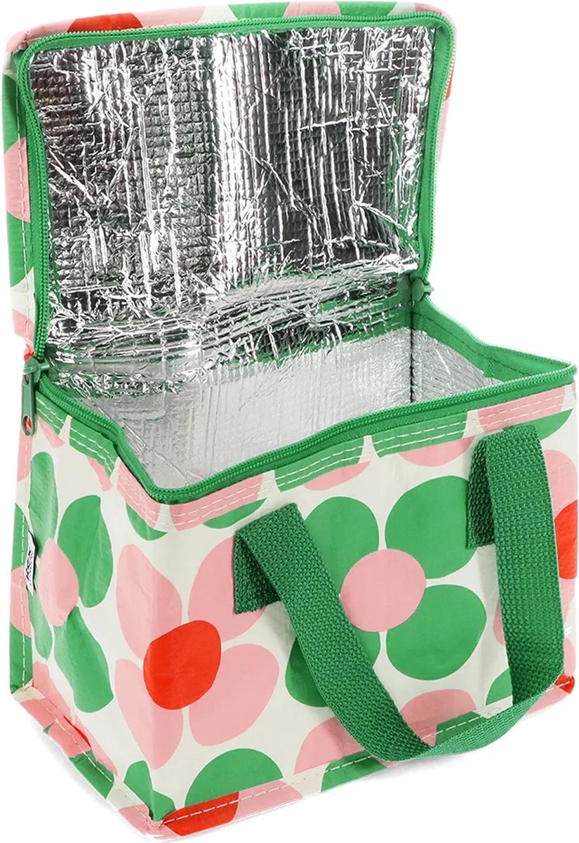 Lunchtasje / Koeltasje Daisy Roze Groen van Rex London