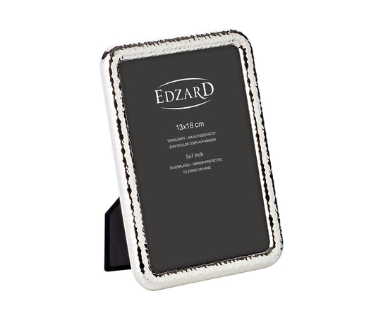 Edzard Amalfi - Fotolijst - Verzilverd - Gehamerd - 13 x 18 cm