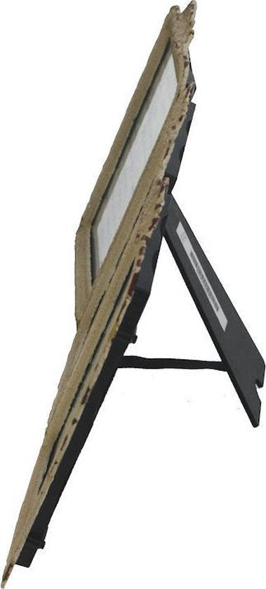 Meander - Fotolijst - Drieluik - antiek wit - 10 x 15