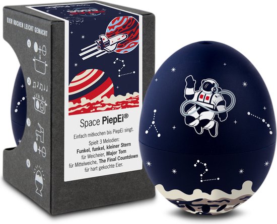 Brainstream Piepei - Eierwekker - Space (Ruimte) - Blauw