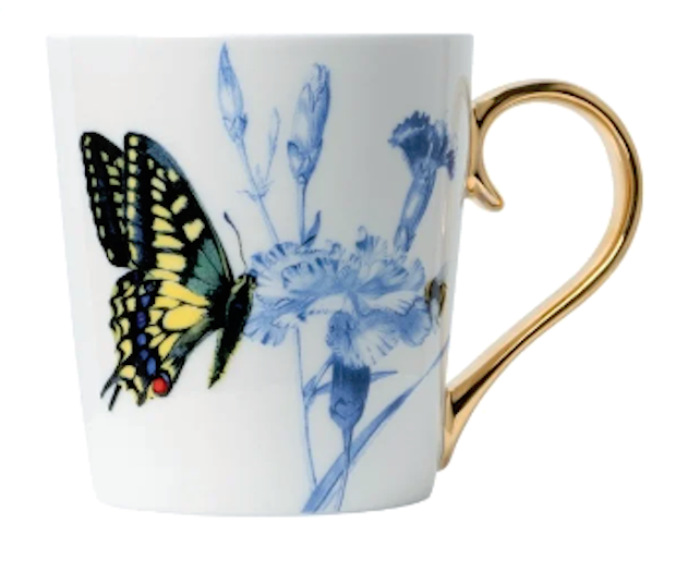 Mok Koninginnepage goud | Heinen Delfts Blauw | Souvenir | Delfts Blauw