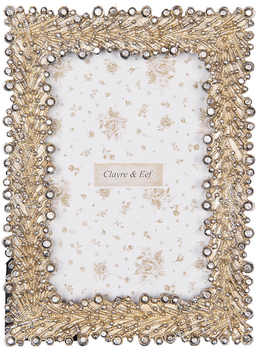 Clayre & Eef Fotolijst 10x15 cm Zilverkleurig Kunststof Glas