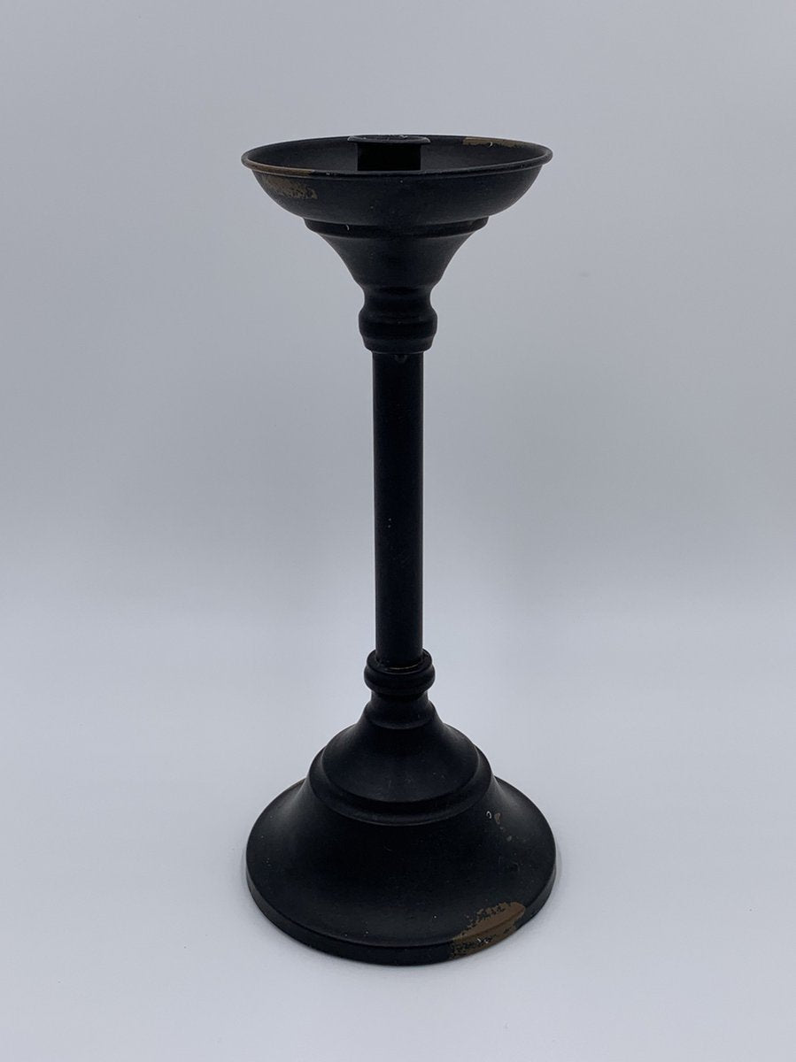 Clayre & Eef Opbergdoos Set van 3 Ø 25x17 / Ø 23x16 / Ø 21x14 cm Goudkleurig Zwart Karton Rond