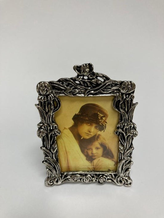 Lescadres Classic - Fotolijst - Verzilverd - Pasfoto - Tulpjes - 4 x 5