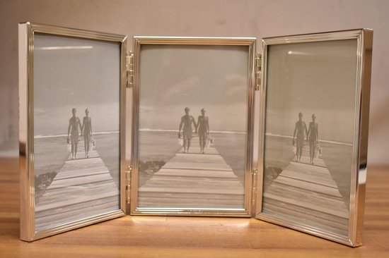 Fotolijst Zilver Drieluik Parijs 10 x 15