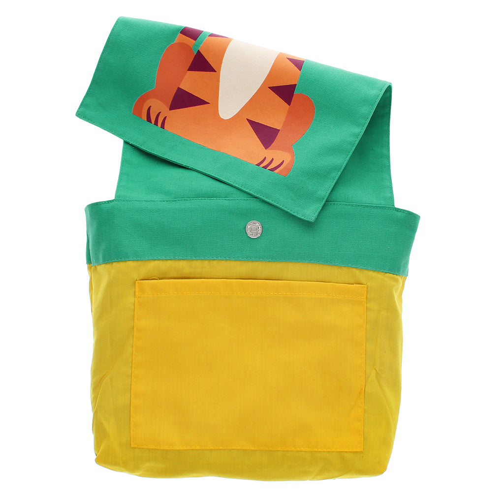 Rex London Mini Kinder Rugzak Tiger – Canvas Rugtas voor Peuters – Lichtgewicht & Verstelbaar – Ideaal voor School en Uitjes