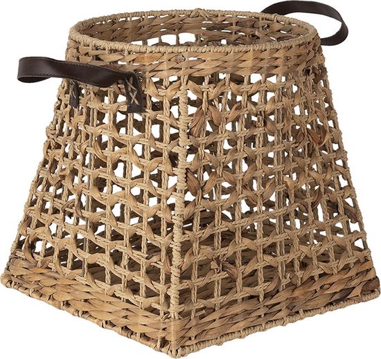 Clayre & Eef Opbergmand 37*37*37 cm Bruin Zeegras Planthouder Mand