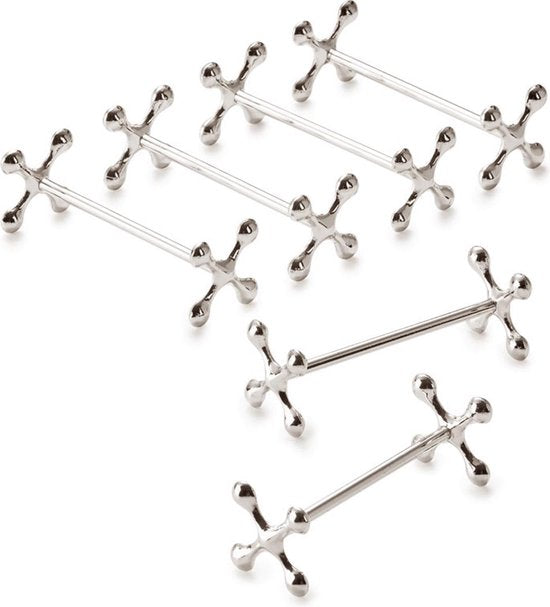 Messenlegger edelverzilverd - Set van 6 stuks