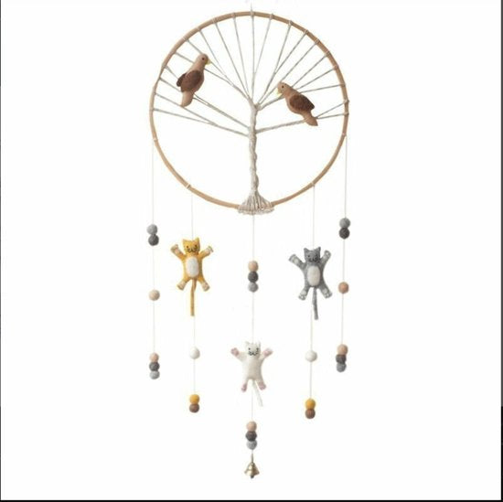 BeYoona Dreamcatcher katjes - babykamer - decoratie - accessoire - kinderkamer - babyshower