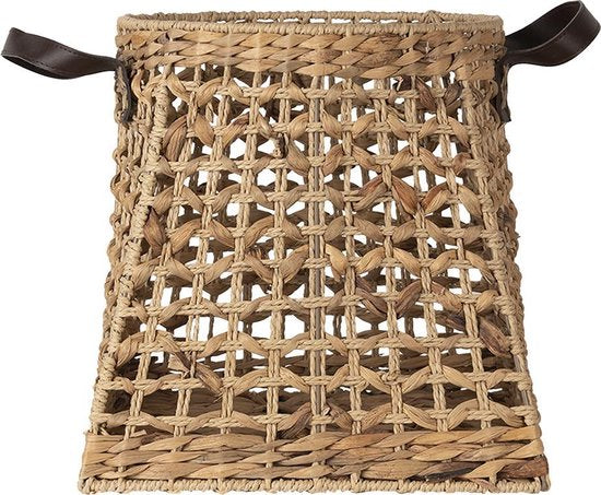 Clayre & Eef Opbergmand 37*37*37 cm Bruin Zeegras Planthouder Mand