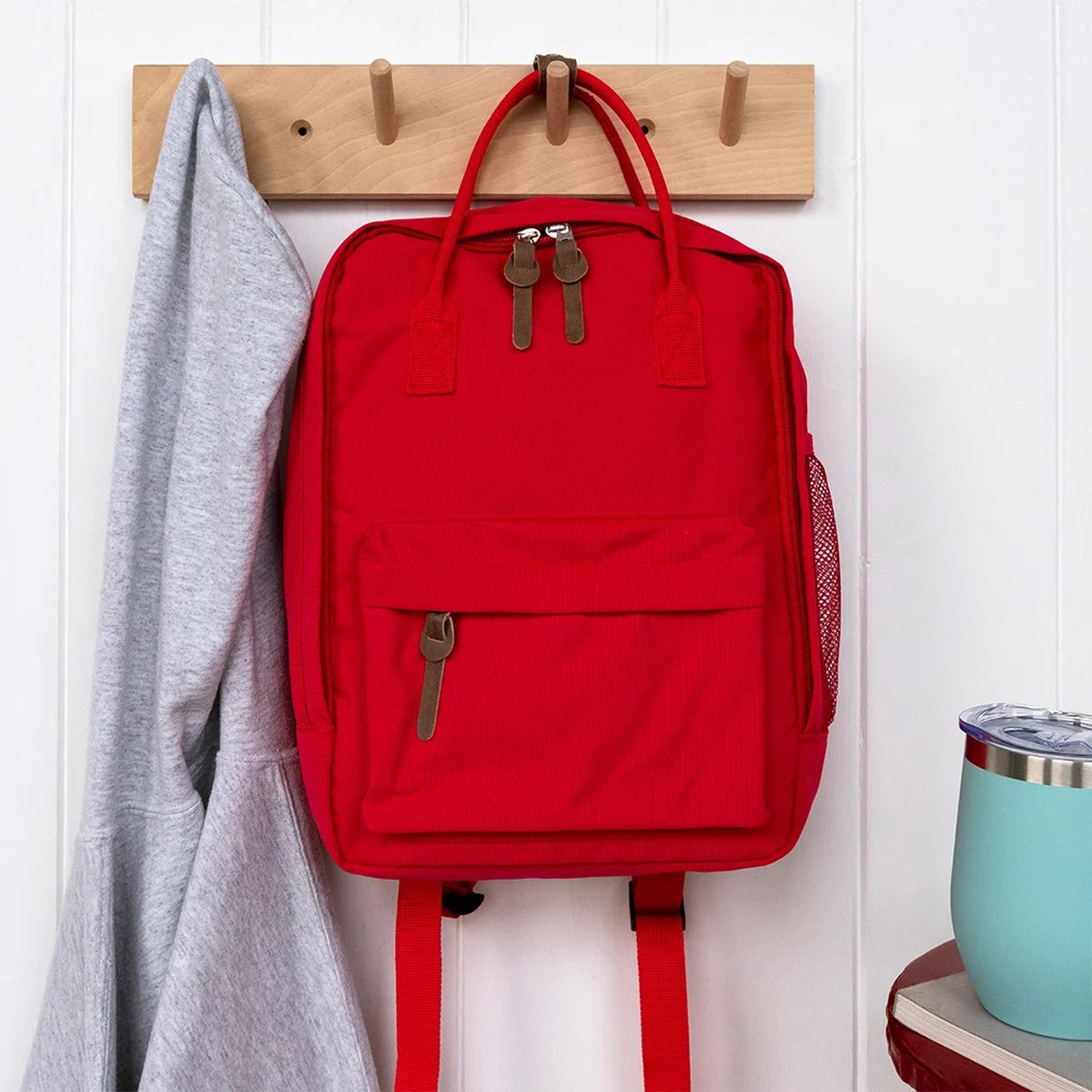 Kinder rugzak Compact Rood van Rex London