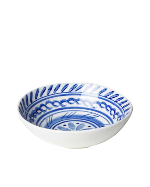 Heinen Delfts Blauw Kom Majolica – 13 cm – Blauw/Wit – Keramiek