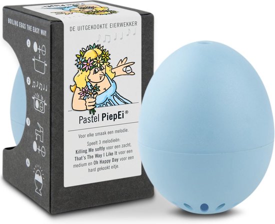 Brainstream Pastel PiepEi eierwekker - Licht Blauw