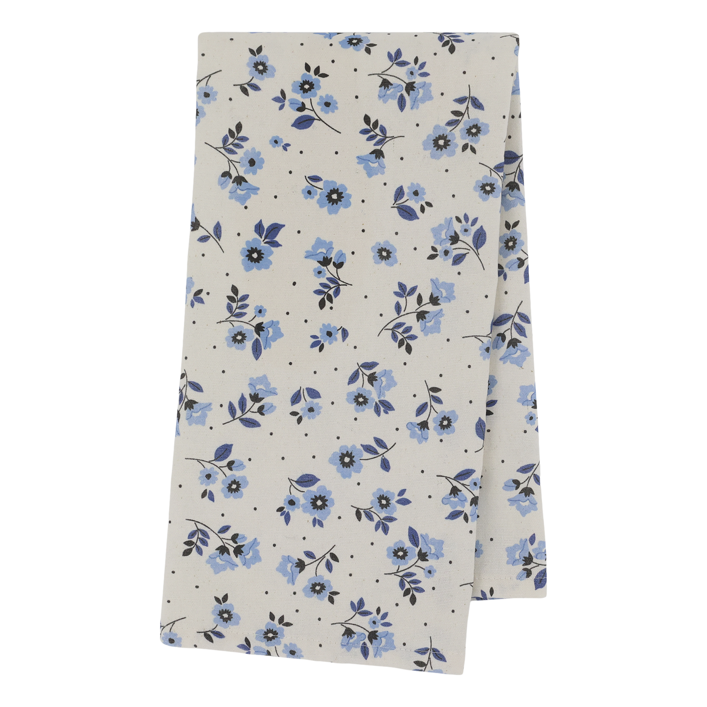 Chic Antique Aix Katoenen Theedoek – bloemenpatroon - 50×70 cm – Franse Keukentextielstijl
