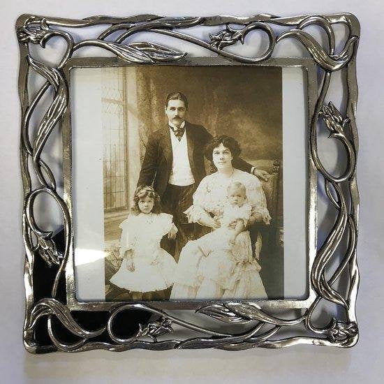Lescadres Fotolijst Tulp - Zilver - 7 x 7