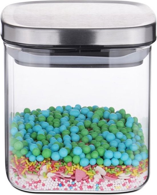 Weis - Voorraadpot - Glas - Rechthoekig - 600 ml