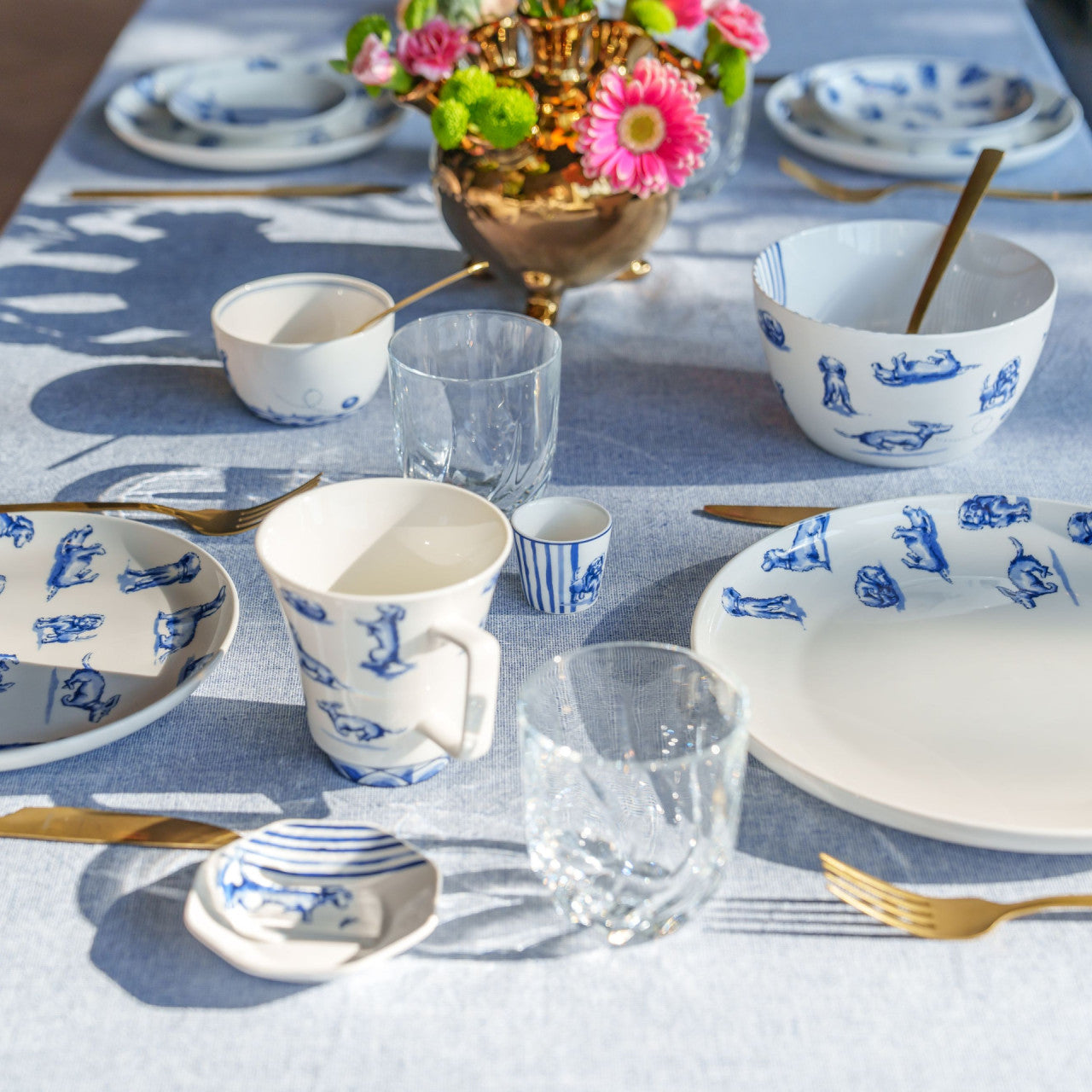 Heinen Delfts Blauw - Teckel Nhaan - Dinerbord - 26 cm