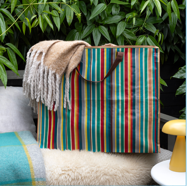 Rex London Retro 70s Stripe - XXL tas / Jumbo Shopper