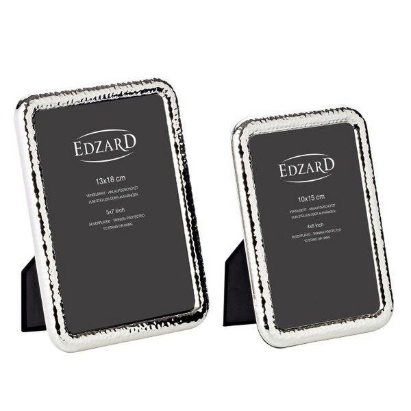 Edzard Amalfi - Fotolijst - Verzilverd - Gehamerd - 13 x 18 cm